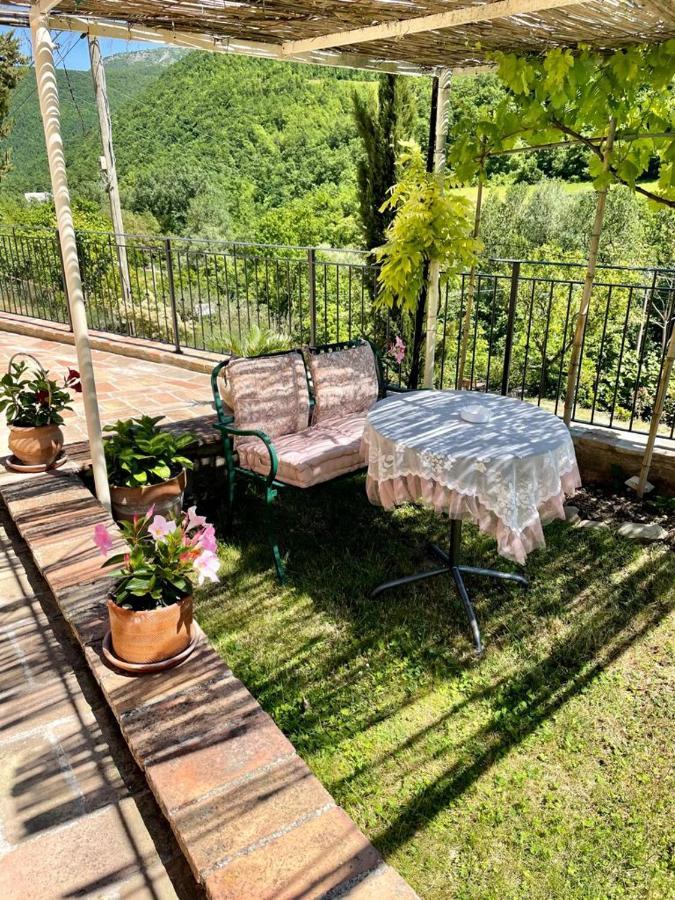 B&B Il Poggetto Serra Sant'Abbondio Luaran gambar